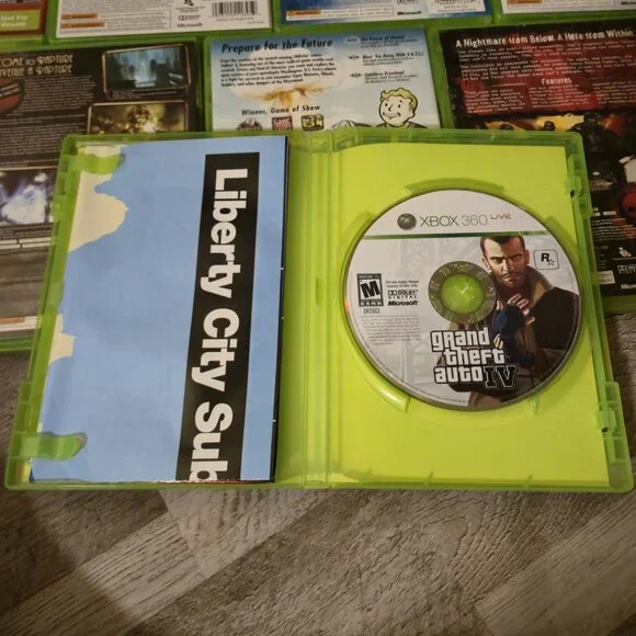 Microsoft OS Xbox 360 Game Lot 9 Essential Hits GTA IV BioShock Fallout 3 - Picture 3 of 16